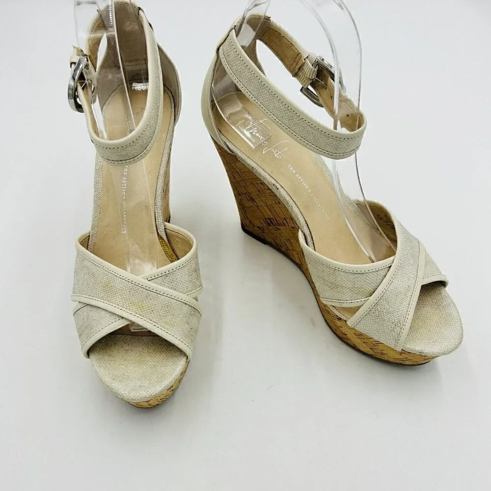 Franco Sarto Artist's Collection Raina Putty Sandal 4.5